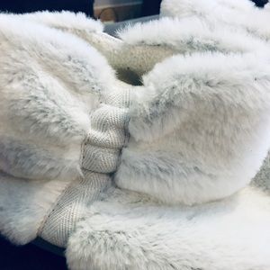 Ladies Airwalk Faux Fur Slipper Boot